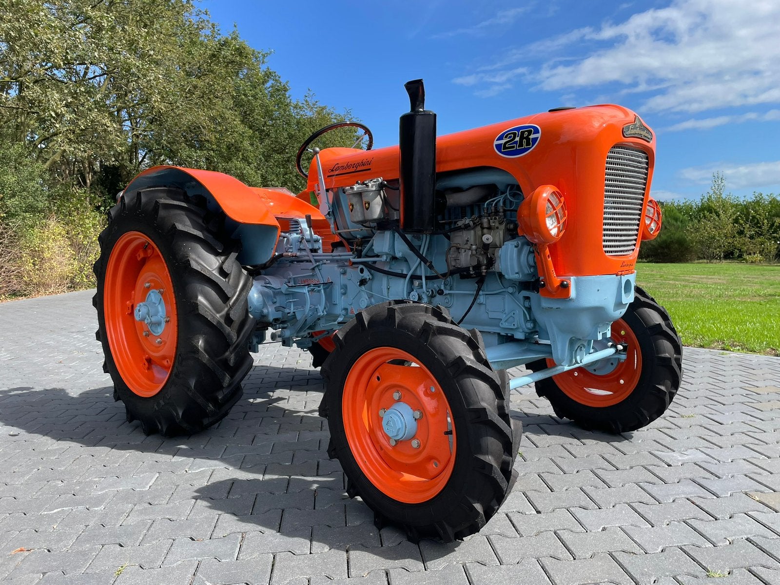 Lamborghini 2R Oldtimer Tractor ZELDZAAM hef en hydrauliek, Zakelijke goederen, Ophalen