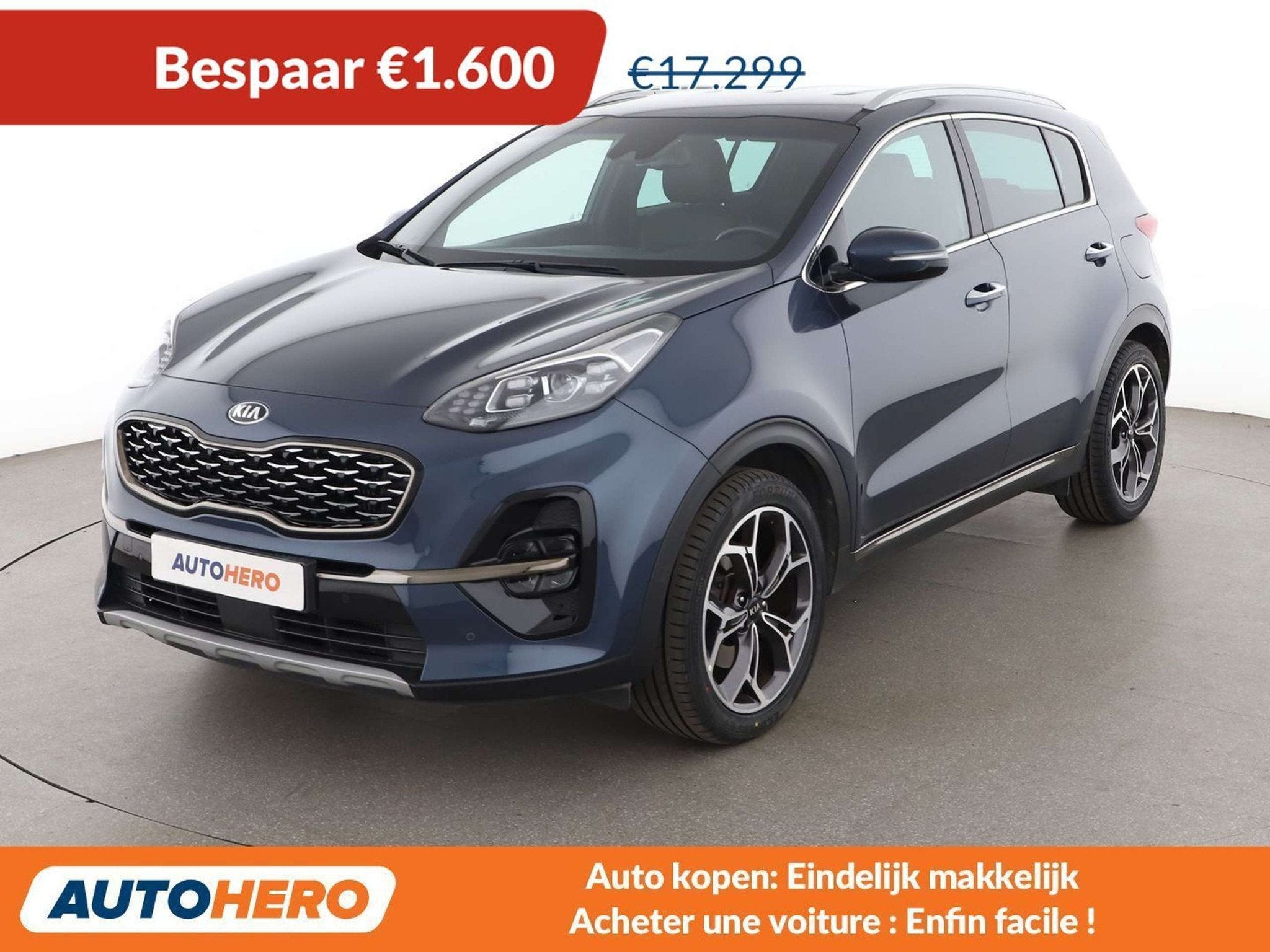 Kia Sportage 1.6 TGDI GT Line 2WD, Autos, Achat, Euro 6, Noir, 5 portes