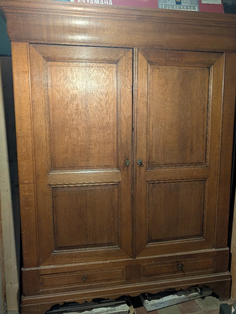 Penderie en bois, Maison & Meubles, Enlèvement, Utilisé, Avec tiroir(s)