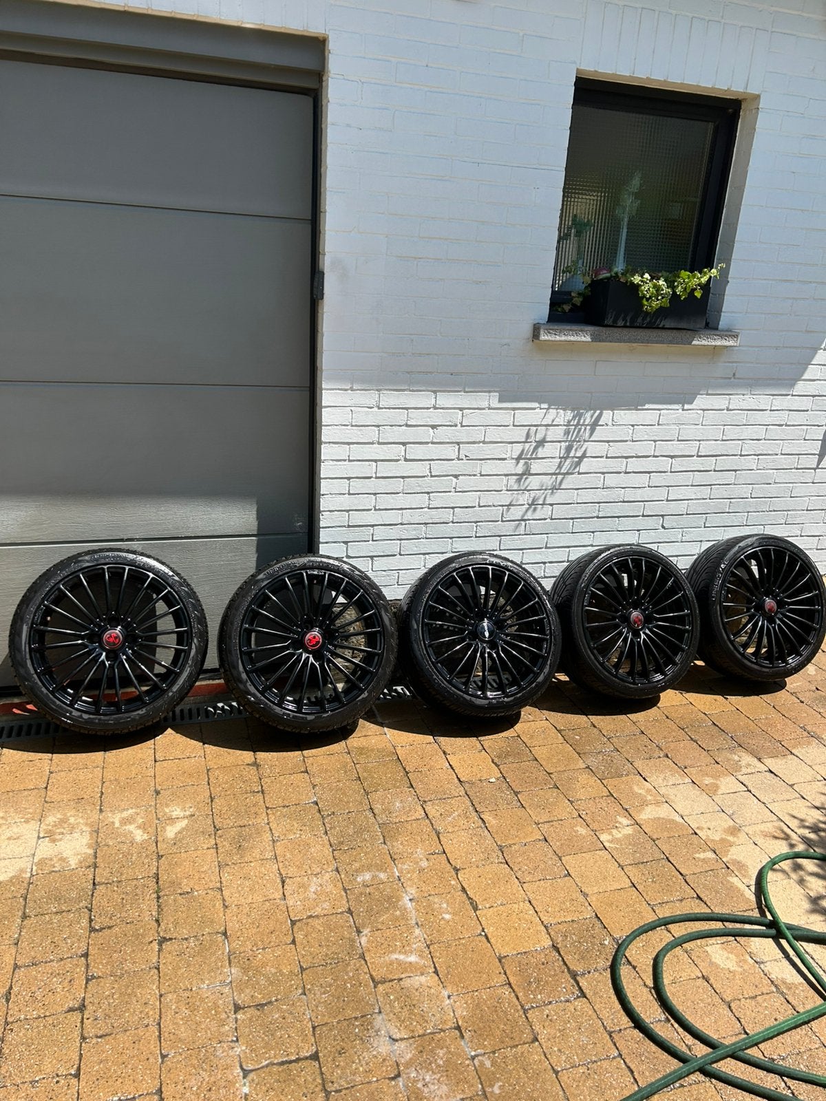 Velgen en banden (5 stuks), Ophalen, Band(en)