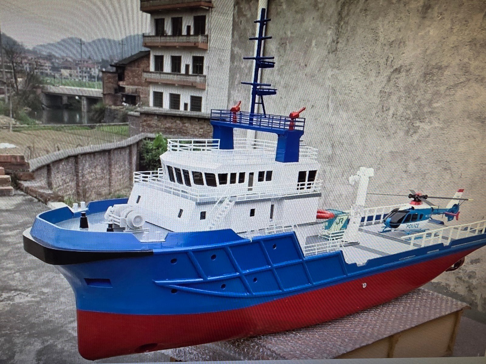 Rc modelbouwboten 1meter20 en langer, Ophalen