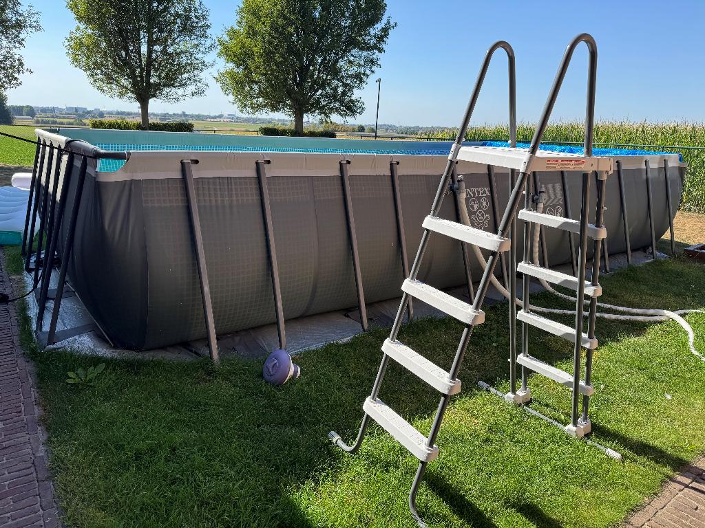 Intex zwembad 732x366x132 ultra, 300 cm of meer, Zo goed als nieuw, Rechthoekig, Ophalen