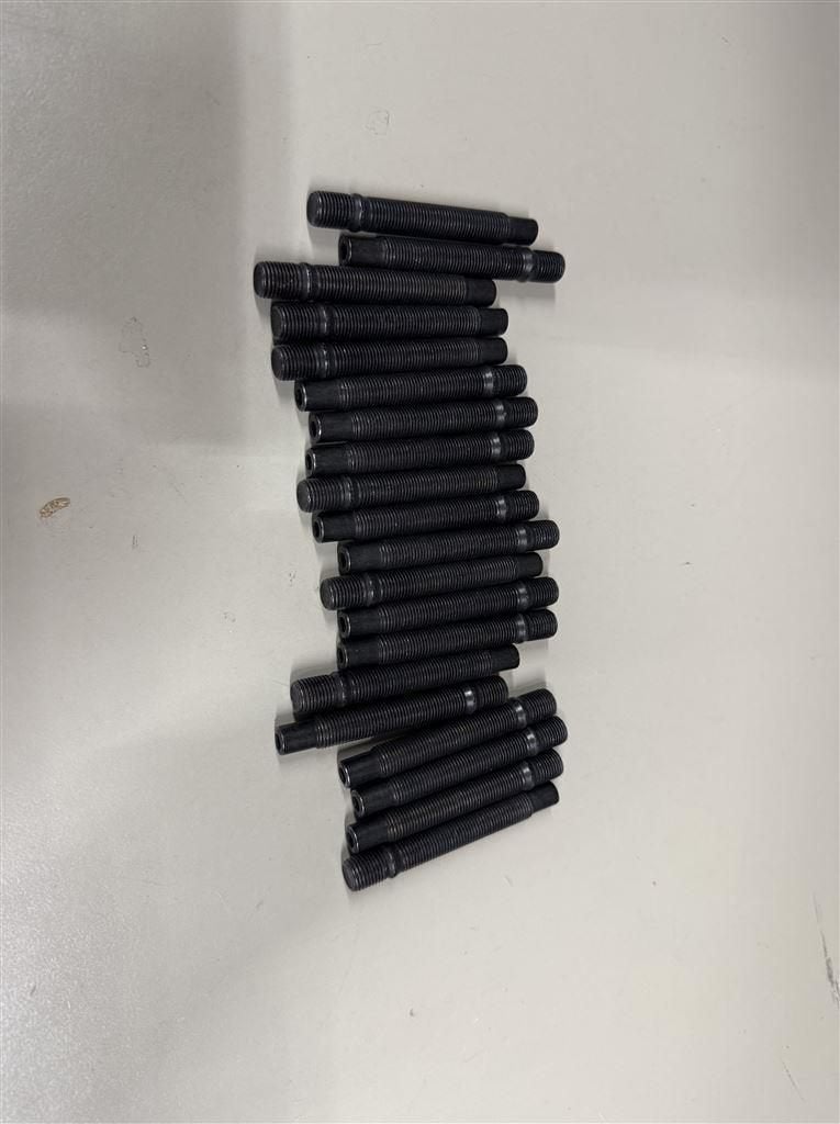 20 X M12X1.25 zwarte lichtmetalen wiel conversienoppen 90mm, Ophalen of Verzenden, Nieuw