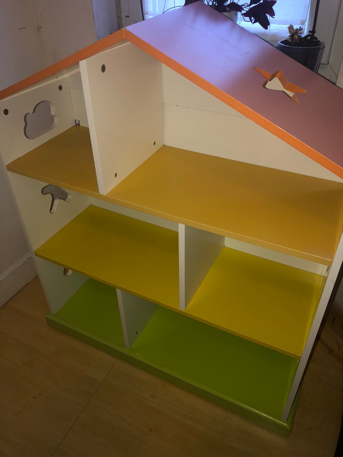Petite bibliotheque/ forme maison/ Alinea - 86,5 *100*31 cm, Enlèvement, Comme neuf