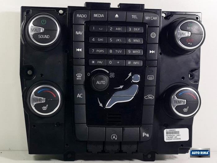 Panneau de commandes chauffage d'un Volvo V60, -, 3 mois de garantie, Utilisé, -