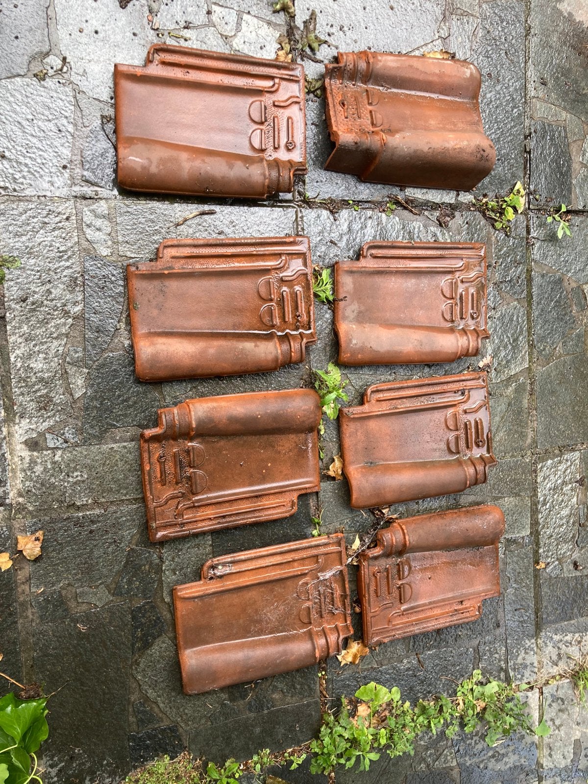 Pottelberg dakpannen, Doe-het-zelf en Bouw, Dakpannen en Dakbedekking, Ophalen, Zo goed als nieuw, Minder dan 5 m², Dakpannen
