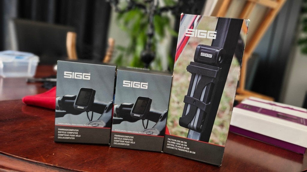 1x Vouwslot + 2 x Fietscomputer Sigg, Vélos & Vélomoteurs, Accessoires vélo | Cadenas de vélo, Enlèvement ou Envoi, Neuf, Antivol pliant