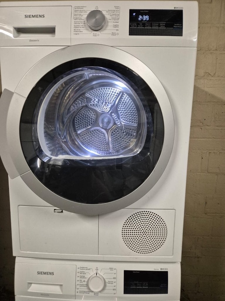 Siemens iQ300 droogkast+ wasmachine set, Elektronische apparatuur, Droogkasten, Ophalen, Gebruikt, 8 tot 10 kg, 85 tot 90 cm