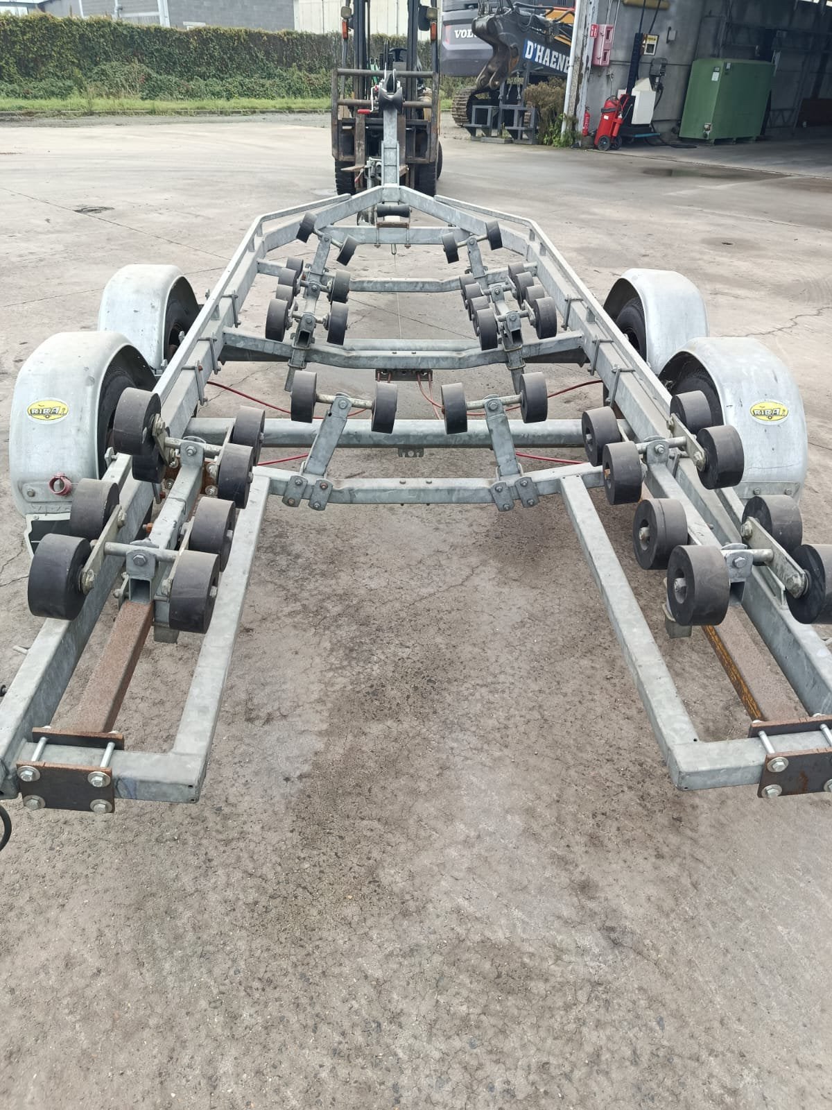 Riba boot trailer, Watersport en Boten, Ophalen, Gebruikt