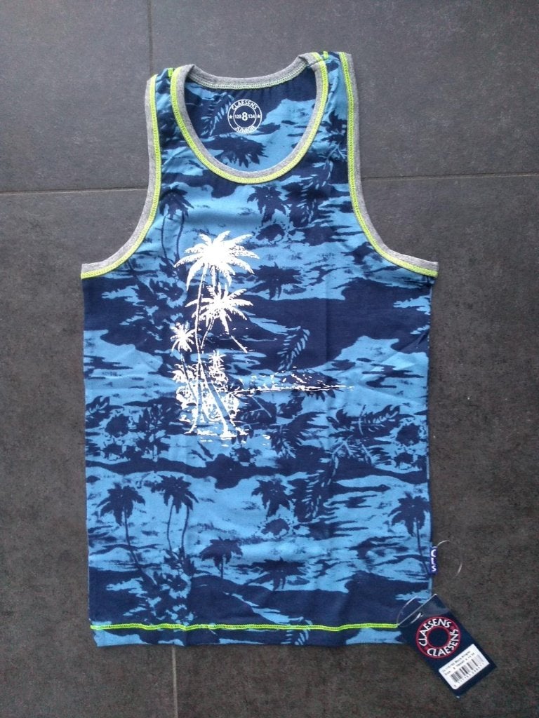 nieuw mouwloos shirtje Claessens maat 128, Kinderen en Baby's, Kinderkleding | Maat 128, Claesen's, Nieuw, Ophalen of Verzenden