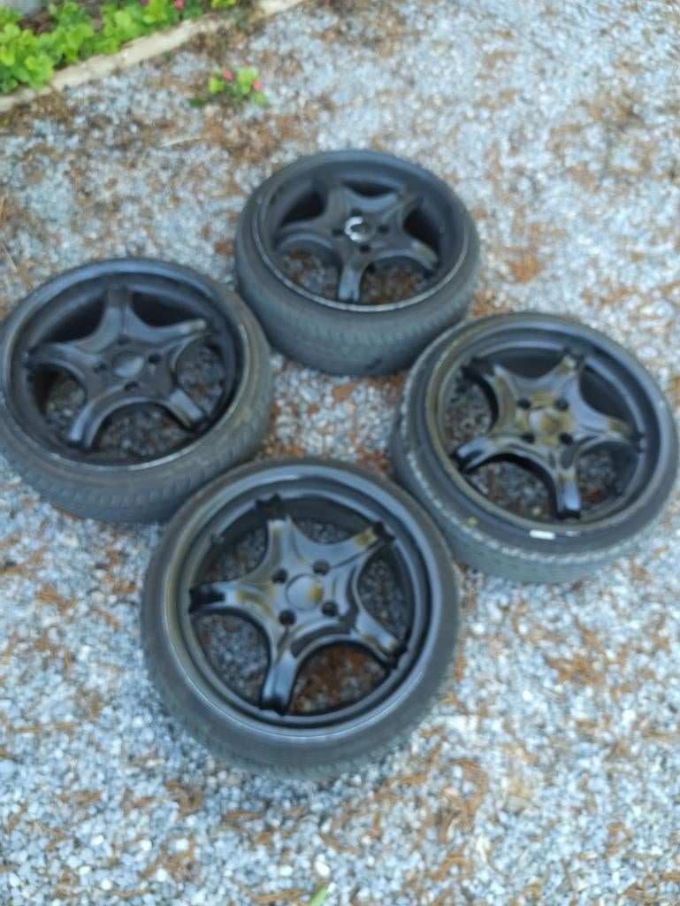4 jantes RCdesing 4x100 golf 3 etc, Ophalen