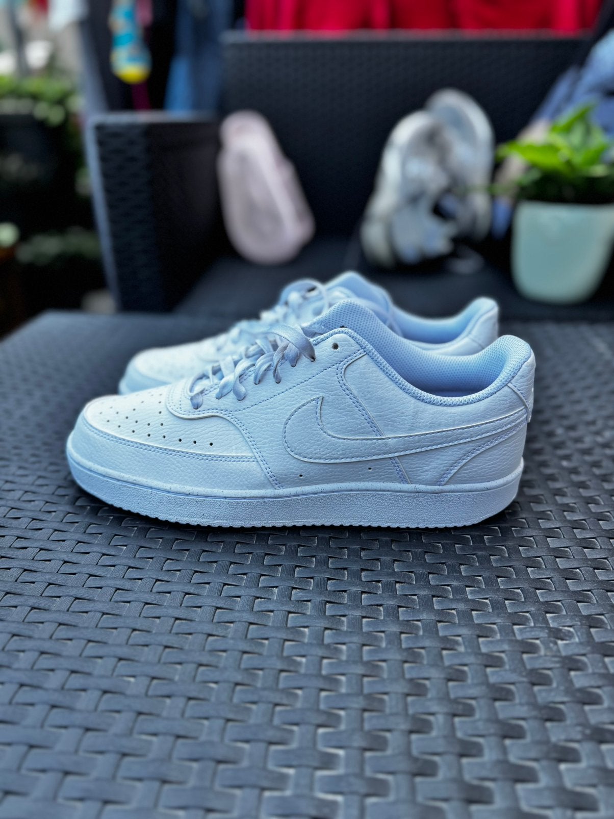 Nike Court Vision Low Triple White – Maat 43 (27.5 cm), Ophalen of Verzenden, Zo goed als nieuw, Sneakers