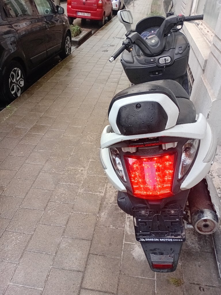 Sym gts evo 125, Ophalen