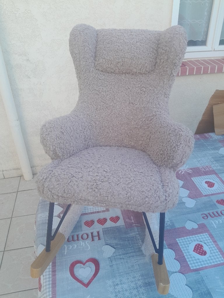 Fauteuil Bascule enfant, Enlèvement ou Envoi, Comme neuf, Autres matériaux, 50 à 75 cm
