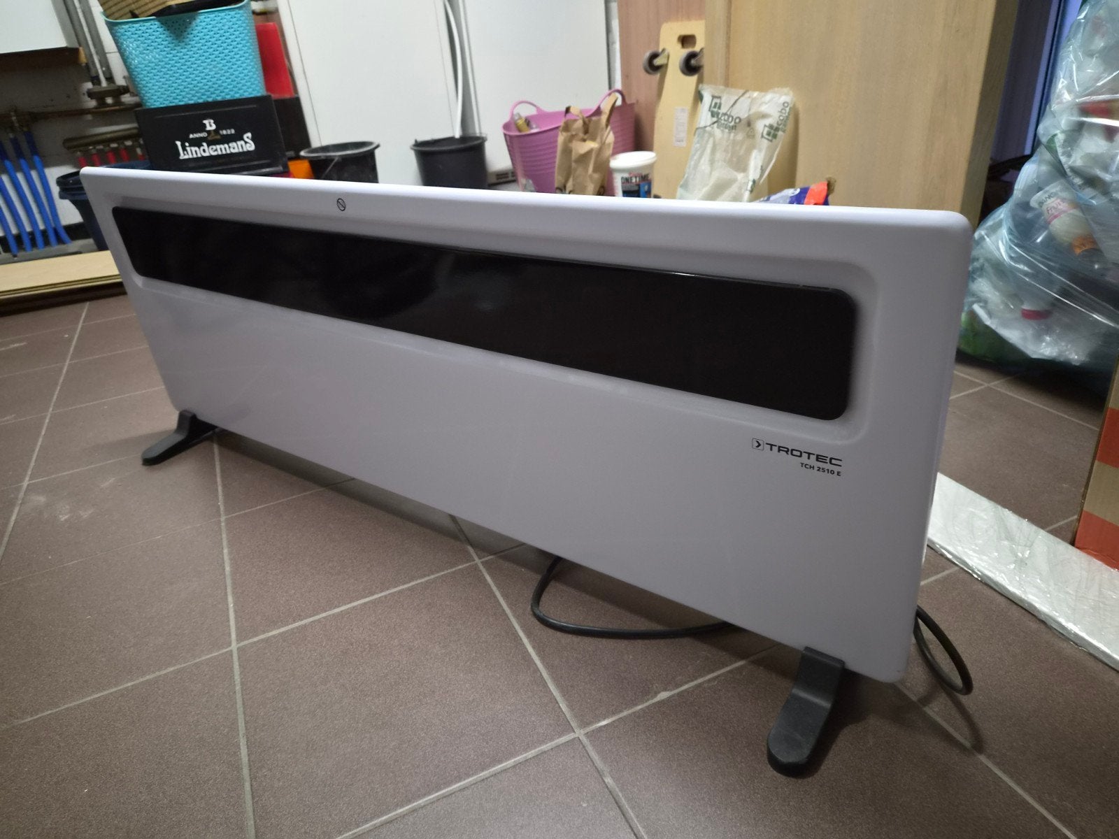 Trotec TCH 2510 E elektrische designverwarming – 250, Doe-het-zelf en Bouw, Ophalen, Zo goed als nieuw, Thermostaat