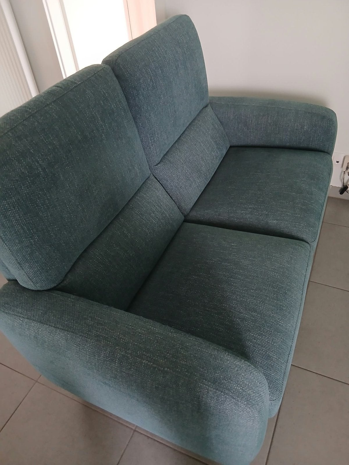 Canape 2 places + 1relax électrique, Ophalen, Gebruikt, 150 tot 200 cm, Tweepersoons