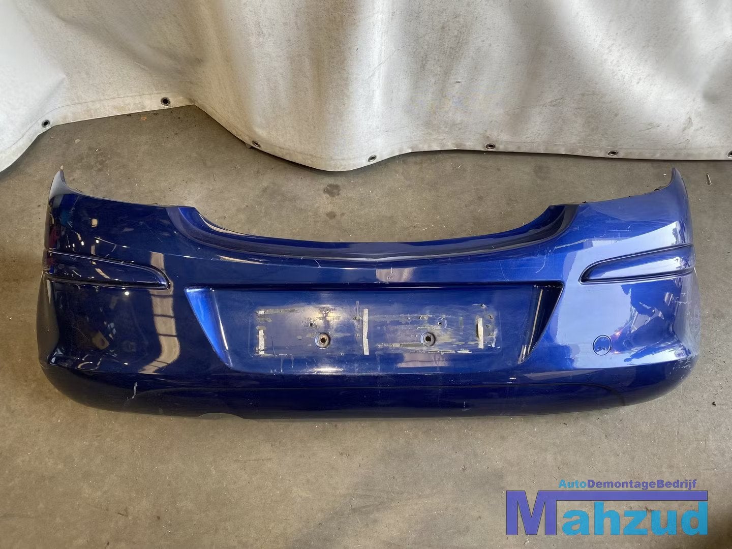 OPEL CORSA D Blauw achterbumper bumper 2006-2014, Gebruikt, Opel Automobile GmbH, Kontakt@opel-infoservice.de, Achter