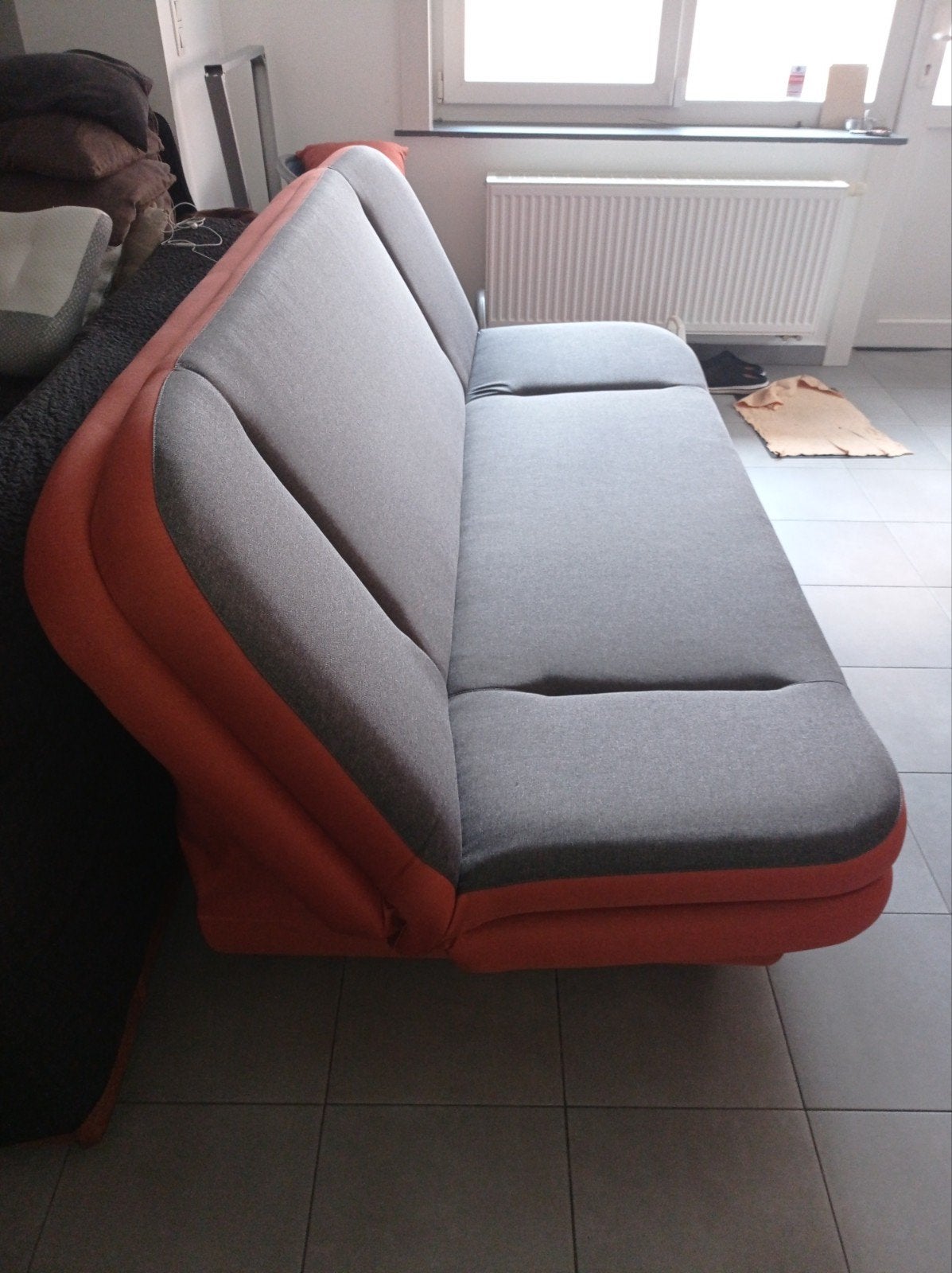 sofa+ bed lengte 2 meter breedte, Enlèvement, Neuf, Deux personnes, Sofa/bed
