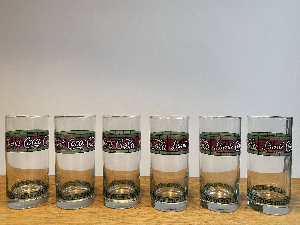 Fisdrank glazen Coca-Cola retro, Enlèvement, Comme neuf, Verre à soda
