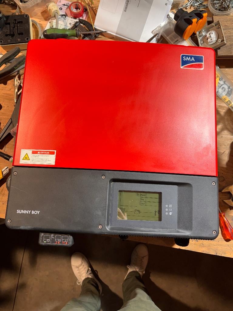 Zonnepanelen + SMA omvormer 3000W, Ophalen, Gebruikt, Compleet systeem, 200 wattpiek of meer