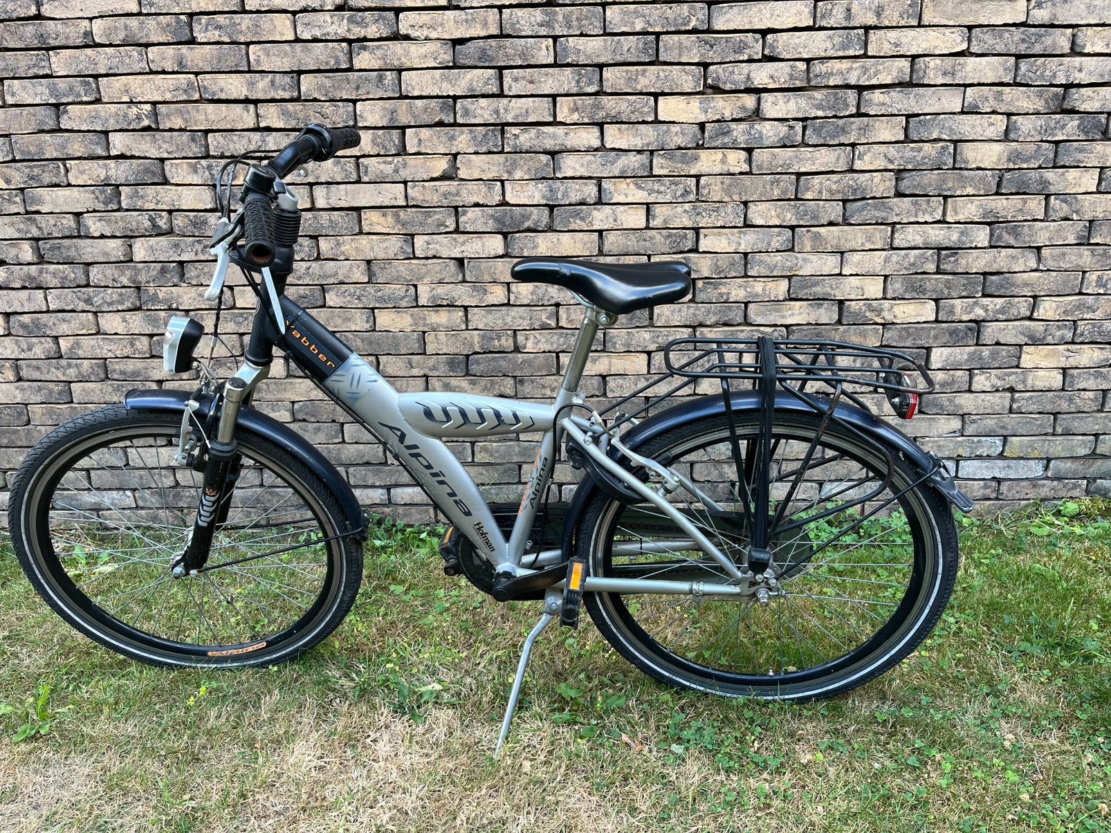 Kinderfiets 24 inch Alpina, Fietsen en Brommers, Ophalen, Terugtraprem, Versnellingen, Gebruikt