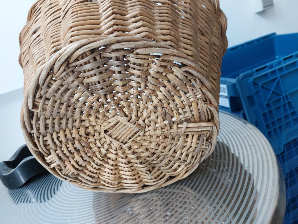 Panier avec anse, Ophalen, Gebruikt, Mand, Riet