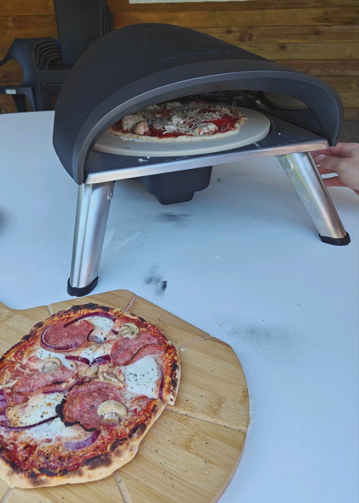 BUCKLEY'S PIZZA OVEN op gas - Zo goed als nieuw, Ophalen