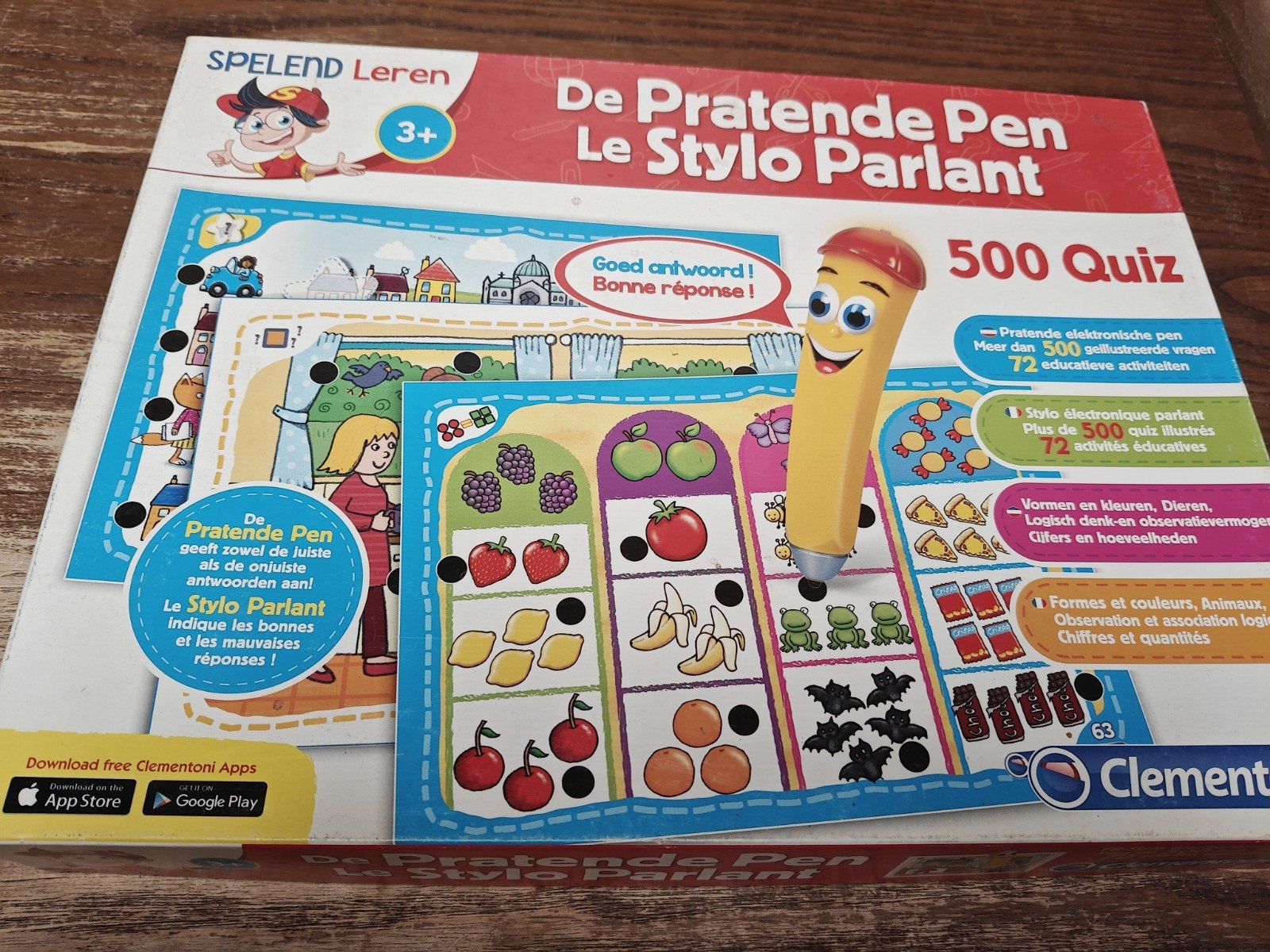 De Pratende Pen Clementoni, Kinderen en Baby's, Ophalen, Zo goed als nieuw, Met geluid