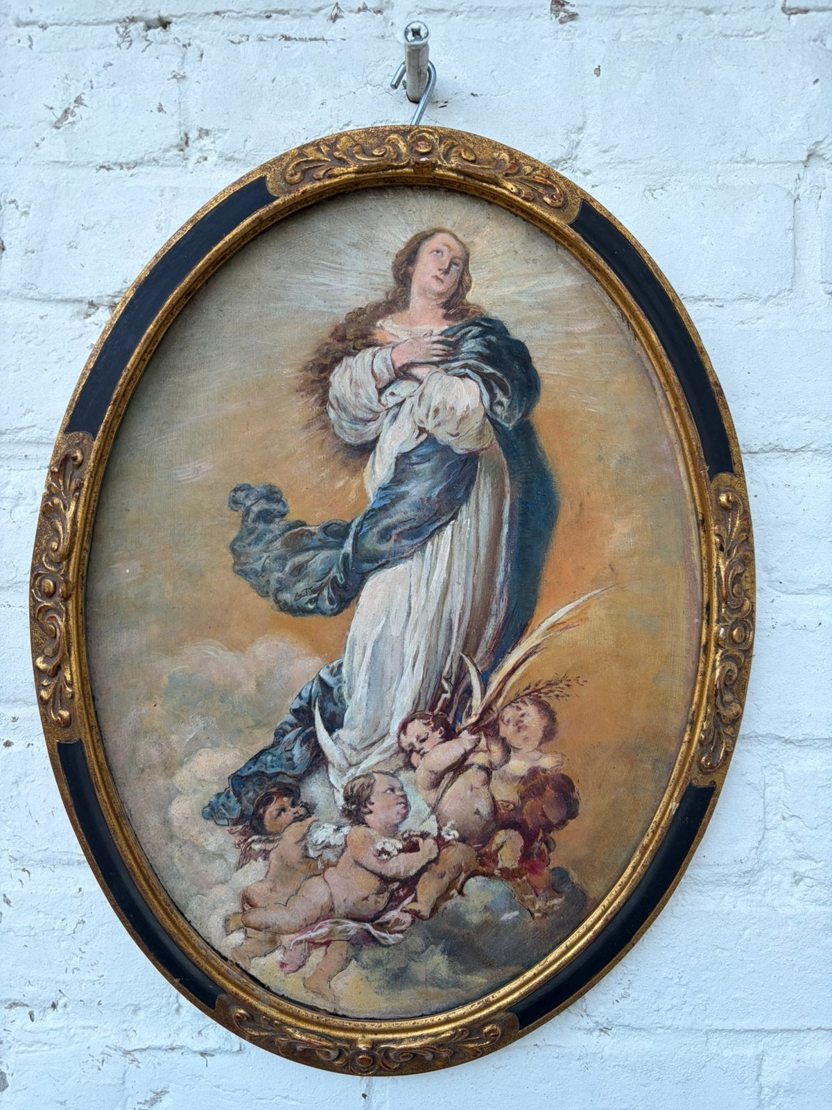Peinture religieuse sur bois, Antiquités & Art, Enlèvement