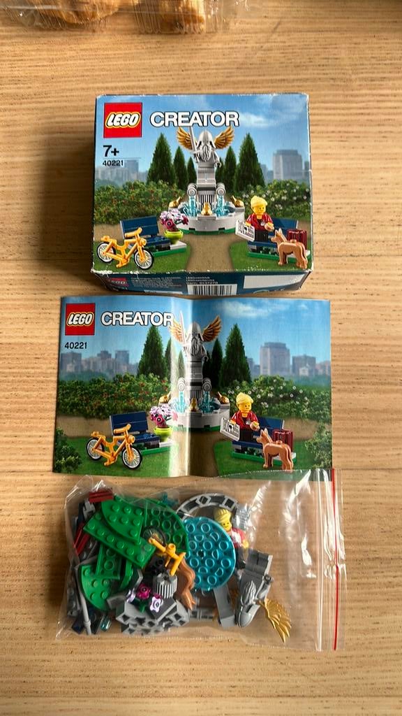 Lego Creator 40221, Fontaine, complet, Enlèvement ou Envoi, Lego, Ensemble complet, Utilisé