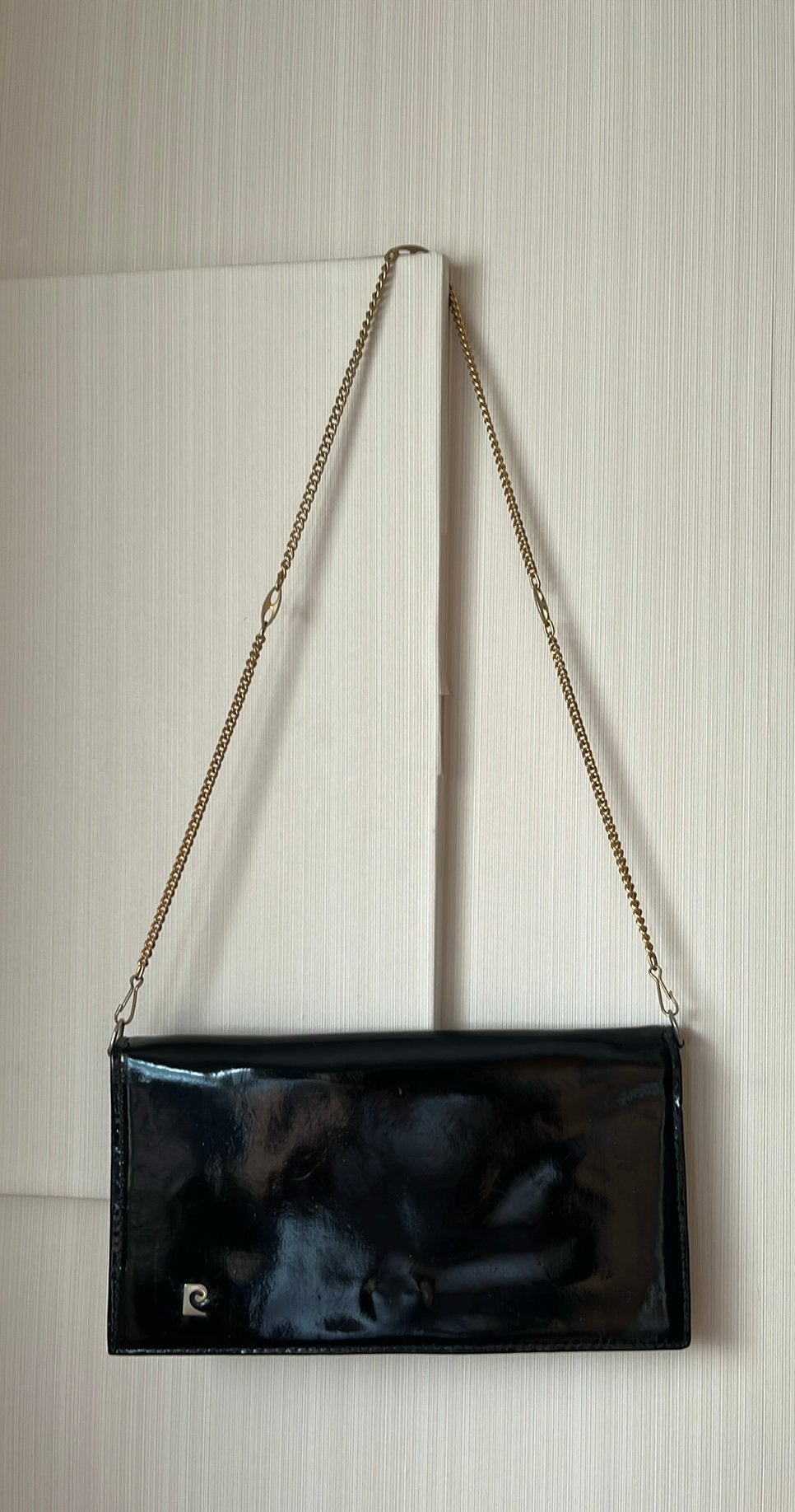 Handtas ( zwart blinkend ) / clutch, Ophalen of Verzenden, Gebruikt, Zwart, Handtas