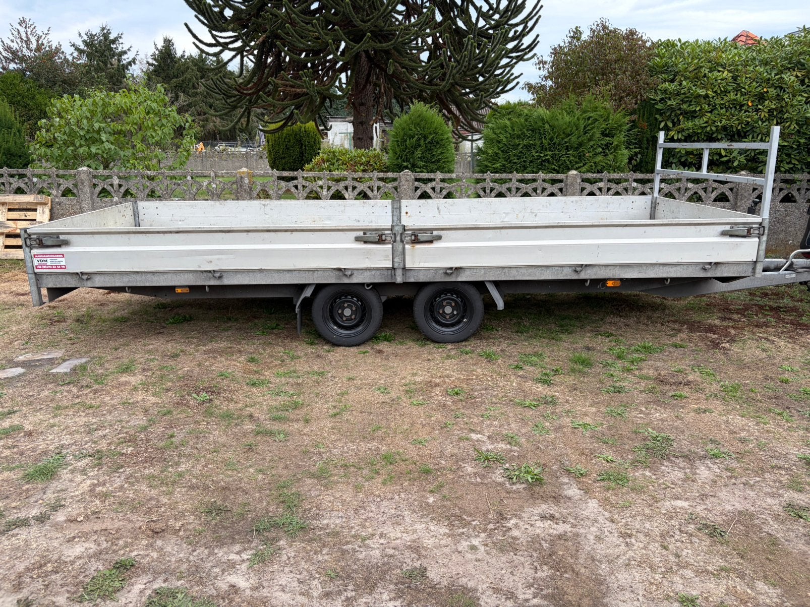 Hapert 500x180 plateau aanhangwagen, Autos : Divers, Enlèvement, Utilisé