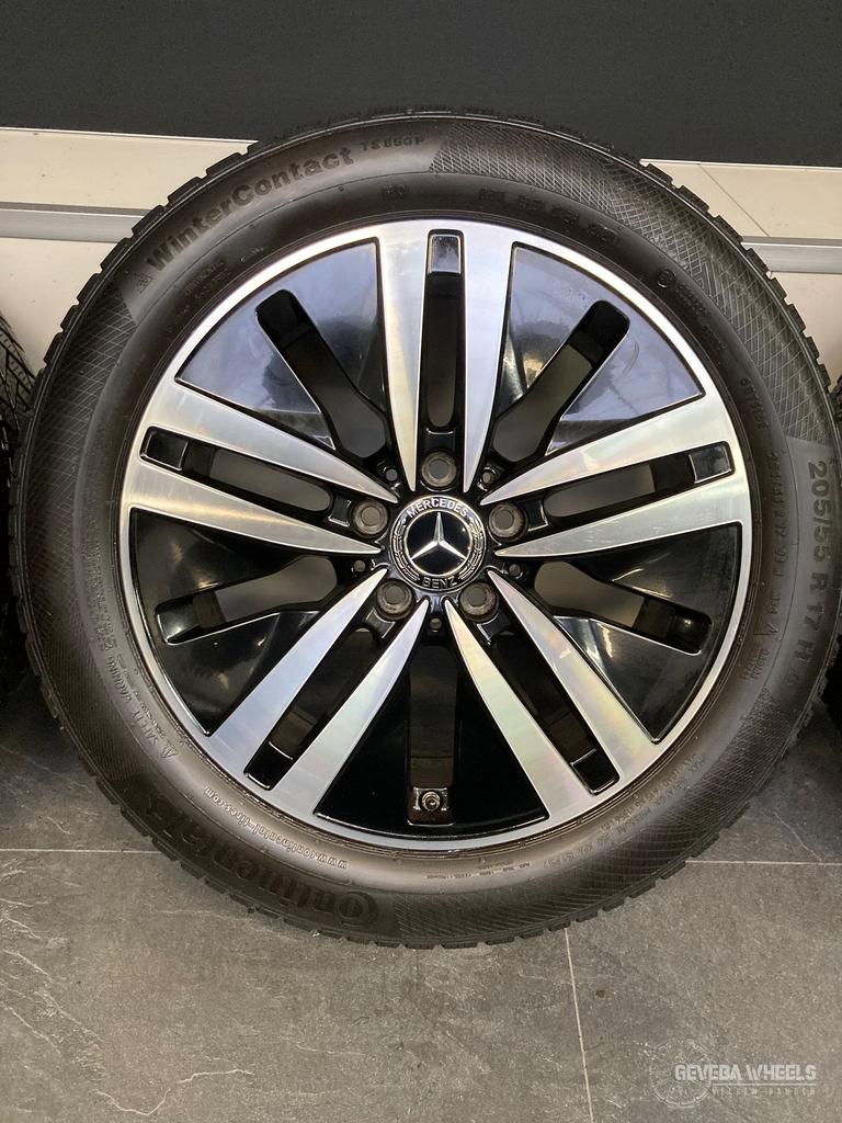 17” originele Mercedes A W177 B W247 velgen + winterbanden, Gebruikt, -, -, Banden en Velgen