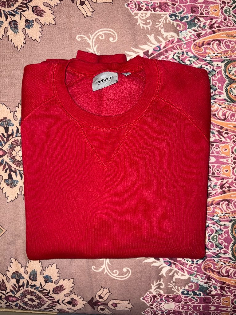 Sweat Carhartt rouge, Vêtements | Hommes, Enlèvement ou Envoi, Carhartt, Taille 52/54 (L), Neuf