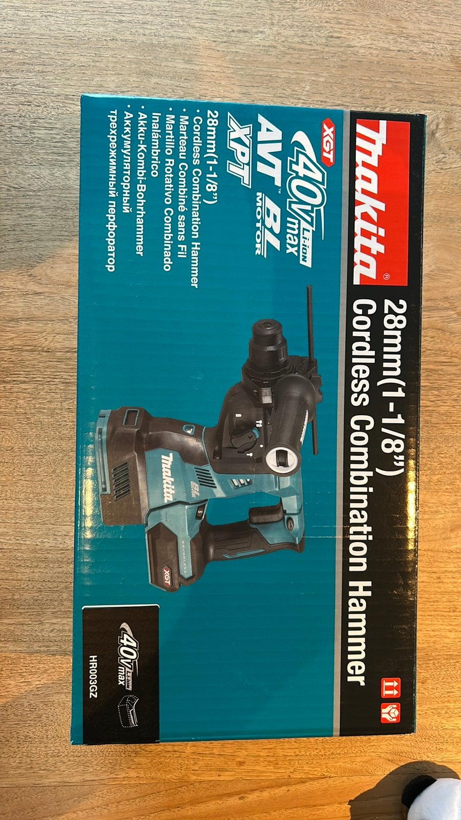 Makita HR003GZ XGT 40V Max SDS-Plus Combihamer (28 mm), Doe-het-zelf en Bouw, Ophalen, Zo goed als nieuw