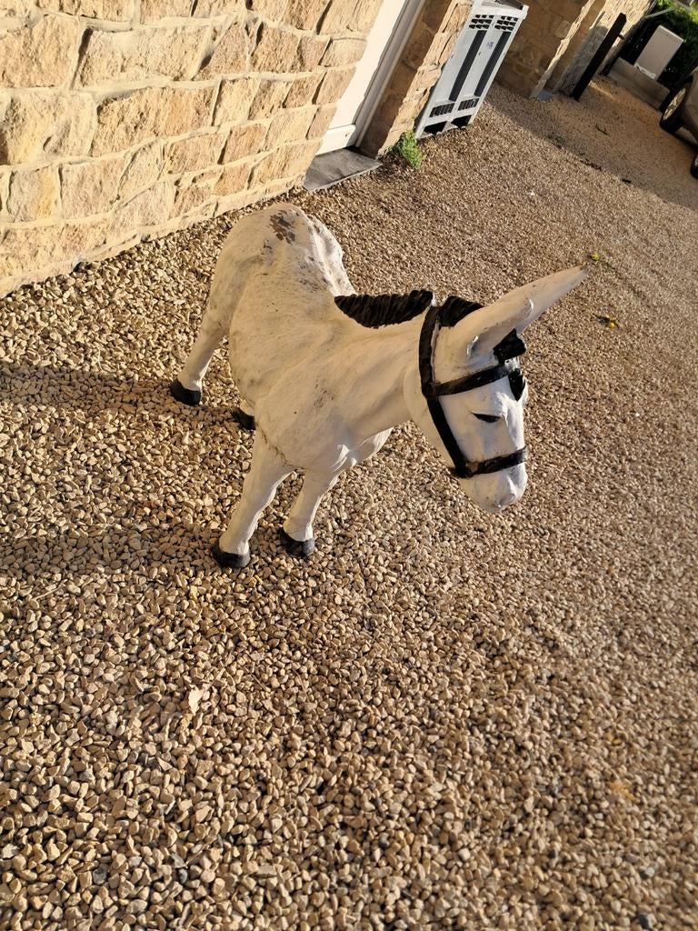 Ezel in de tuin, Ophalen