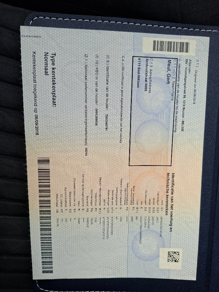 auto, Auto's, CLA, 4 cilinders, Zwart, 5 deurs