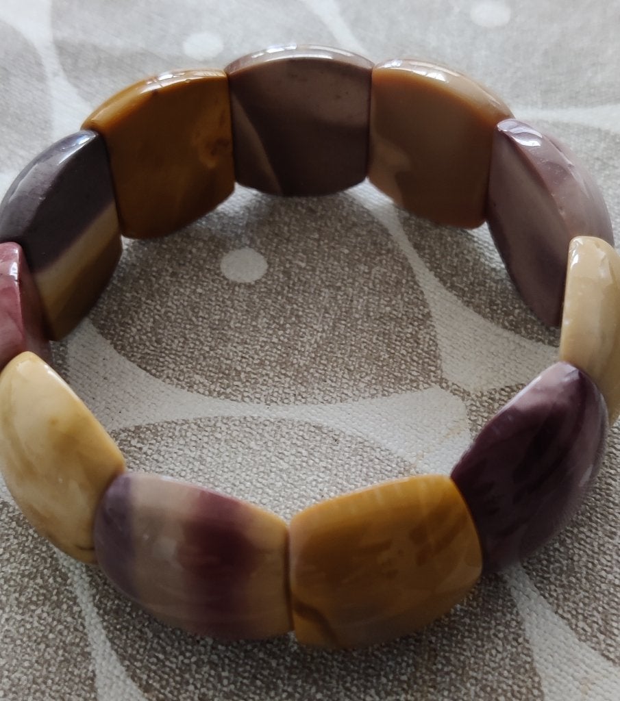 armbanden met edelstenen/kristallen past voor iedereen, Bijoux, Sacs & Beauté, Bracelets, Enlèvement ou Envoi, Comme neuf, Autres matériaux