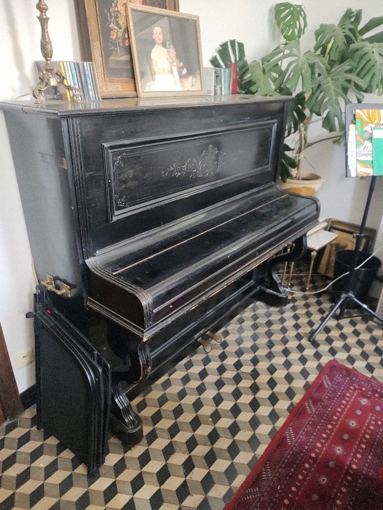 Piano, Musique & Instruments, Pianos, Enlèvement, Utilisé, Noir, Piano