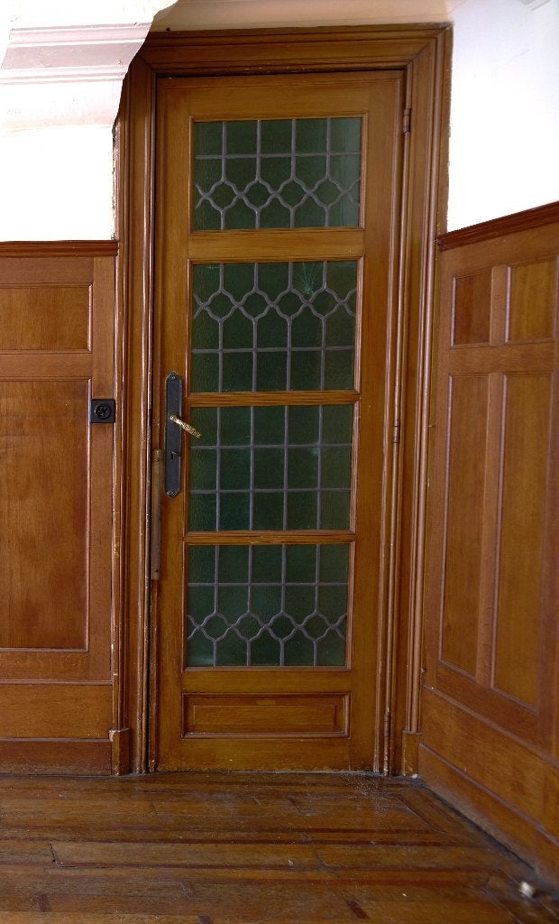 porte ancienne avec vitraux, Vitrail, 160 cm ou plus, Enlèvement, Utilisé