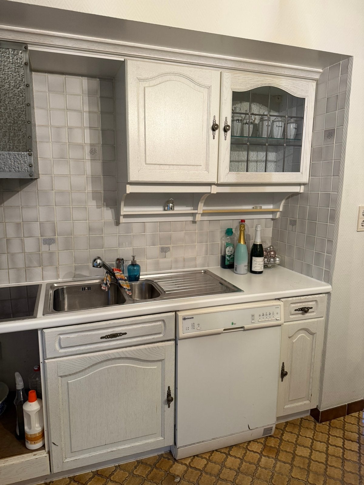 Complete witte keuken, Huis en Inrichting, Ophalen, Gebruikt, Wit