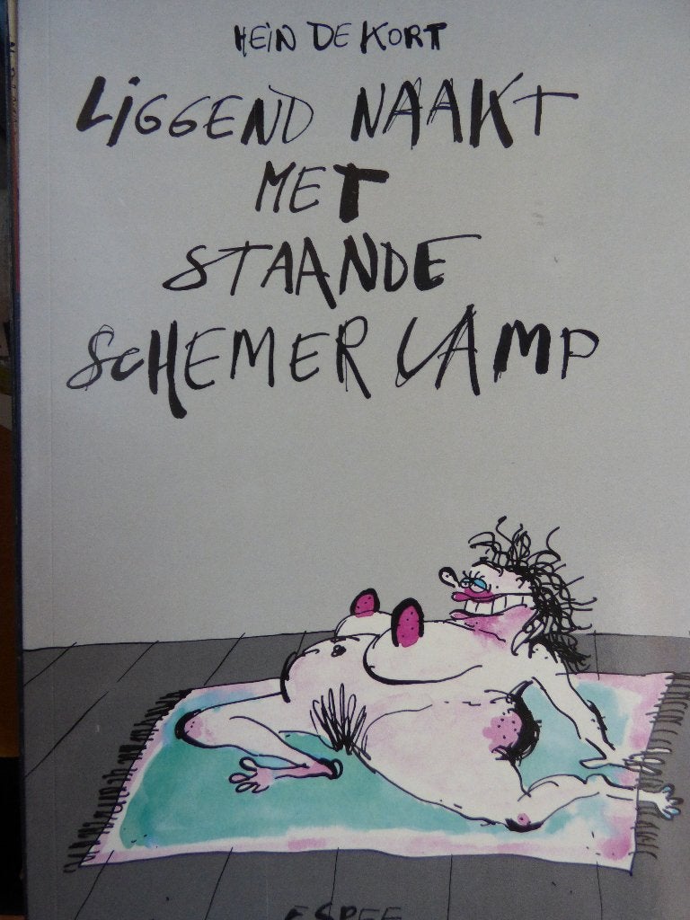liggend naakt met de staande schemer lamp, Boeken, Stripverhalen, Ophalen of Verzenden