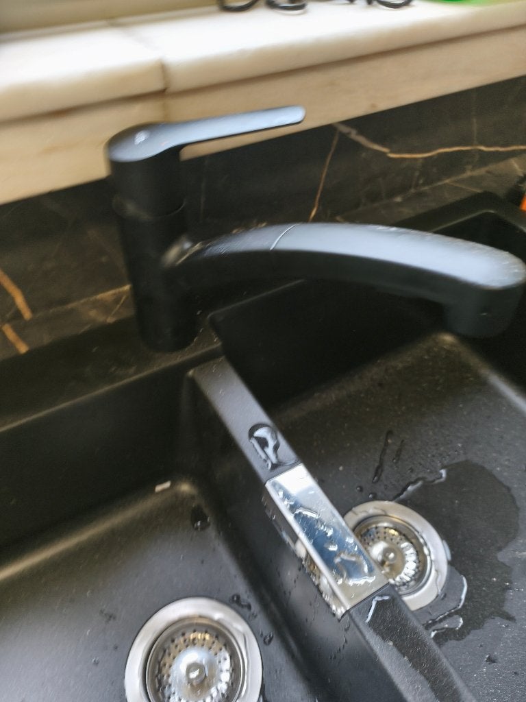 Keukenkraan Grohe zwart, Enlèvement, Neuf, Noir