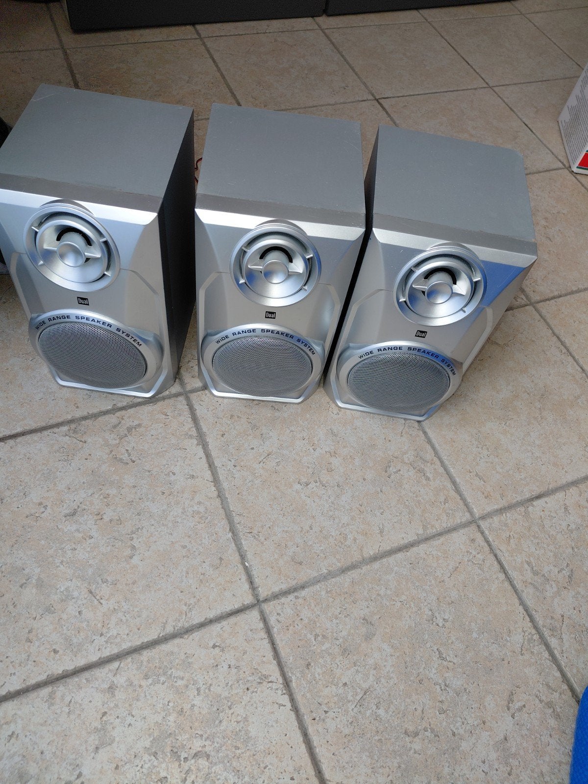 3 enceintes dual, Audio, Tv en Foto, Luidsprekerboxen