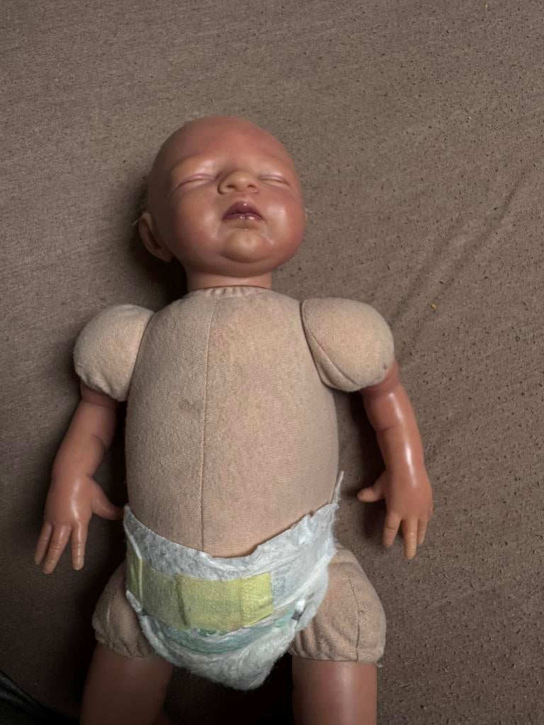 Reborn baby pop, Verzamelen, Ophalen of Verzenden, Zo goed als nieuw, Pop