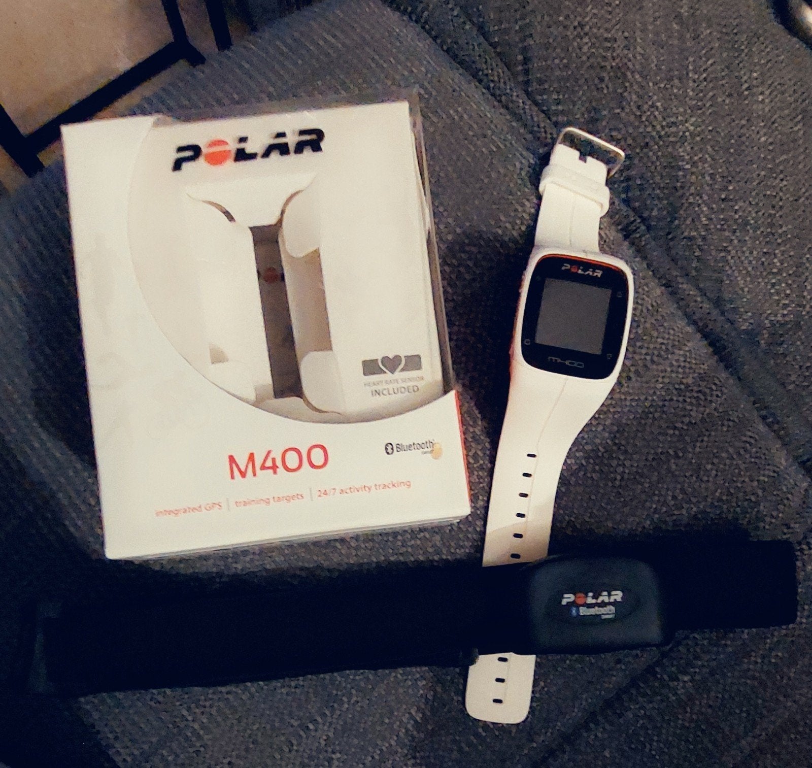 Montre de course, Sport en Fitness, Hartslagmeters, Ophalen, Gebruikt, Polar, Met borstriem
