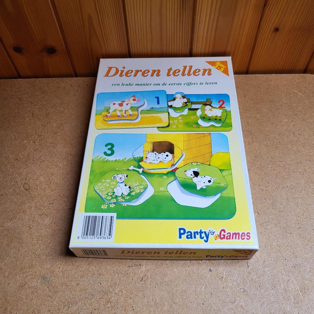 Dieren tellen - puzzels, Ophalen of Verzenden, 10 tot 50 stukjes, 4 tot 6 jaar