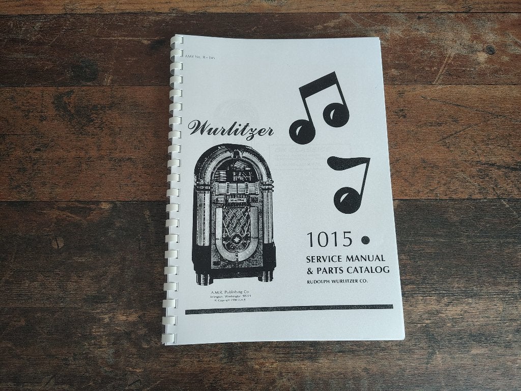 Service Manual: Wurlitzer 1015 (1946) jukebox nieuw !!, Verzenden, Wurlitzer