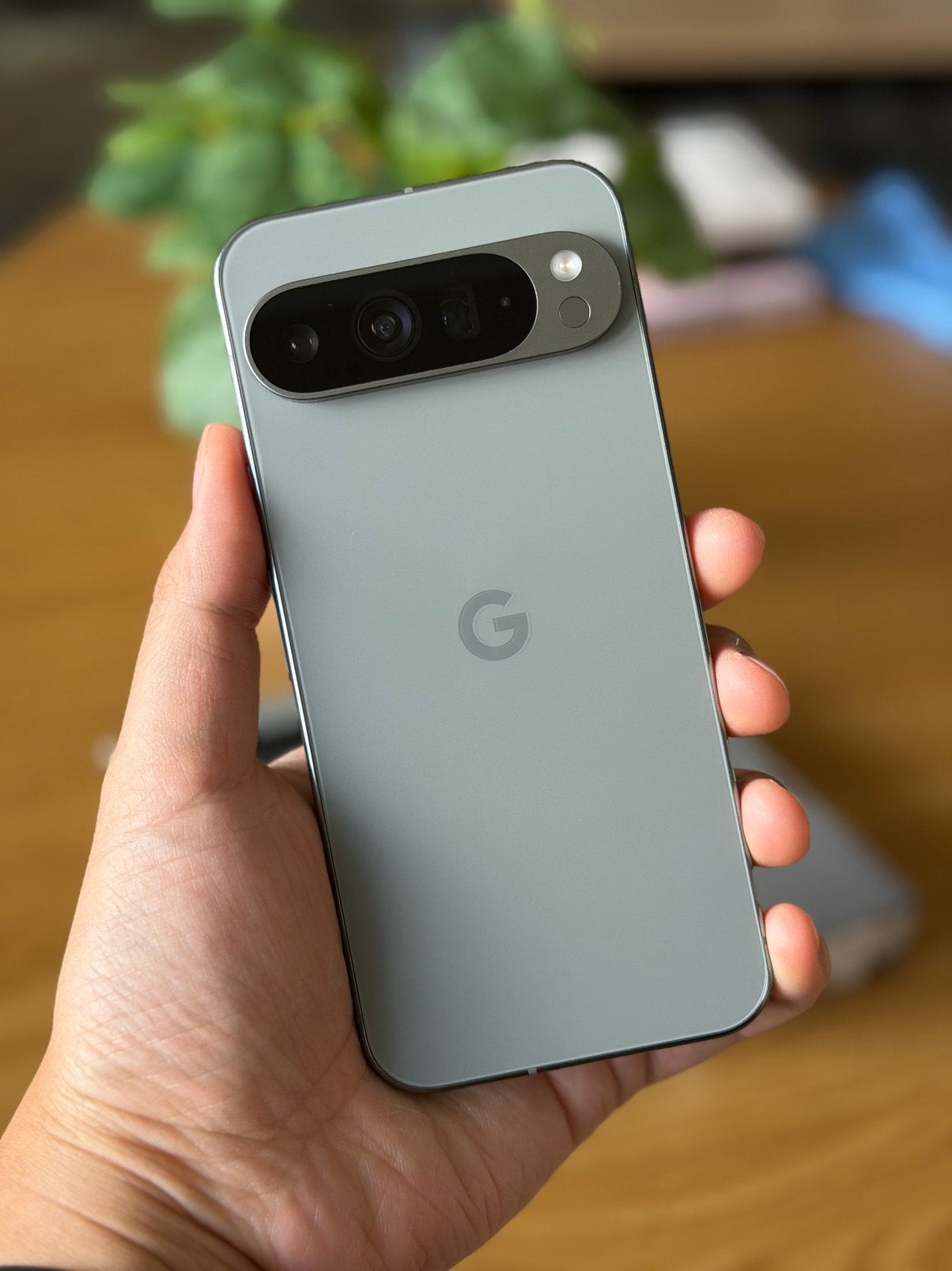 Google Pixel 9 Pro XL 256GB (groen/grijs)- Uitstekende staat, Ophalen, Zo goed als nieuw