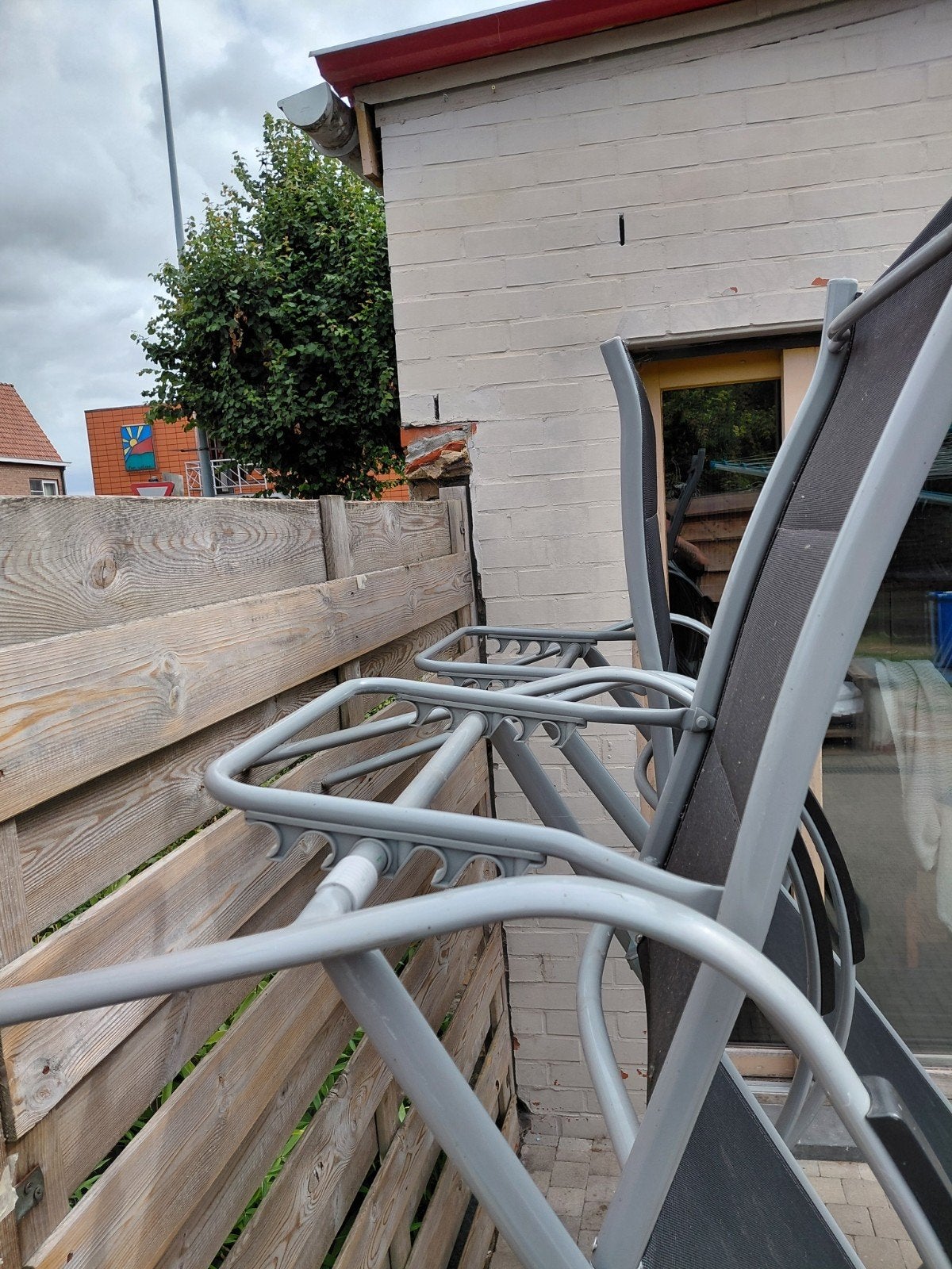 2 verstelbare ligstoelen, Jardin & Terrasse, Chaises de jardin, Enlèvement